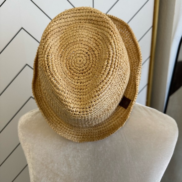 True Religion Straw Fedora Hat main image 4